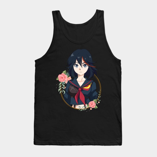 Kill La Kill  - Ryuko Matoi Tank Top by Hala Art